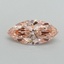 0.64 Ct. Fancy Vivid Pink Marquise Lab Grown Diamond