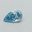 0.54 Ct. Fancy Vivid Blue Pear Lab Grown Diamond