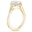 18K Yellow Gold Linden Diamond Ring, smallside view