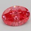 1.58 Ct. Fancy Vivid Pink Oval Lab Grown Diamond