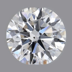 Round diamond — real photo