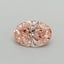 0.32 Ct. Fancy Vivid Pink Oval Lab Grown Diamond