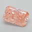 3.52 Ct. Fancy Vivid  Pink Radiant Lab Grown Diamond