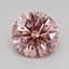 0.63 Ct. Fancy Vivid Pink Round Lab Grown Diamond