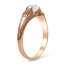 The Voss Ring, smalltop view on a hand