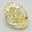 3.04 Ct. Fancy Intense Yellow Oval Lab Grown Diamond