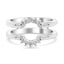 Custom Crescent Nested Diamond Ring