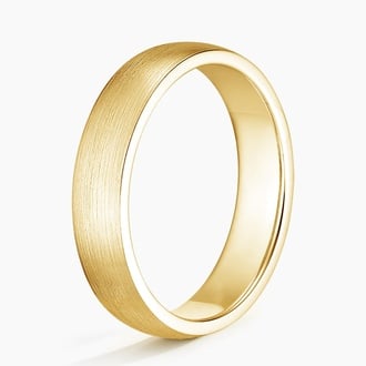 5mm Matte Ring - Comfort Fit Wedding Ring