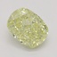 0.57 Ct. Fancy Light Yellow Cushion Diamond