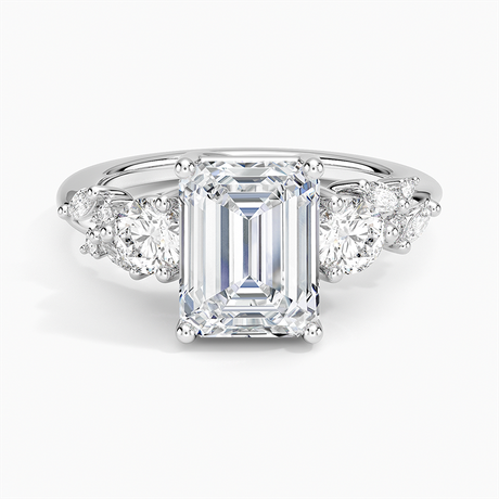 Platinum Arden Three Stone Diamond Ring