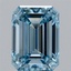 2.40 Ct. Fancy Intense Blue Emerald Lab Grown Diamond