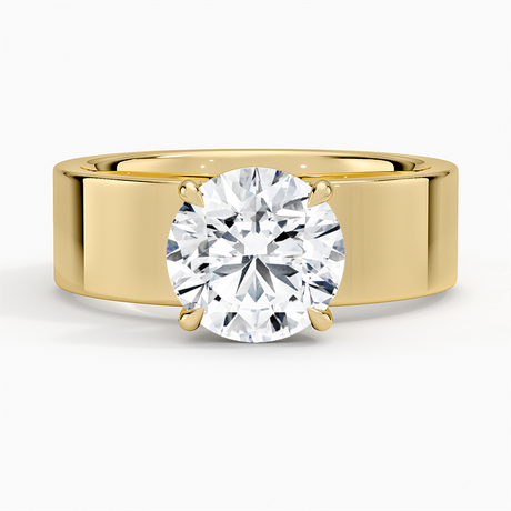 18K Yellow Gold Peyton 6mm Solitaire Ring