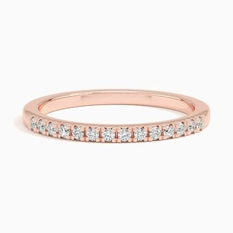 Sonora One-Quarter Coverage Diamond Ring (1/8 ct. tw.) in 14K Rose Gold