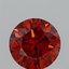 0.96 Ct. Fancy Deep Orange Round Lab Grown Diamond