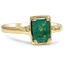 Modern Emerald Vintage Ring