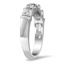 The Marena Ring, smalltop view on a hand