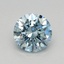 0.48 Ct. Fancy Vivid Blue Round Lab Grown Diamond