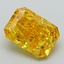 2.59 Ct. Fancy Vivid Yellow Radiant Lab Grown Diamond