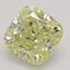 3.02 Ct. Fancy Yellow Cushion Diamond
