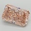 7.00 Ct. Fancy Intense Brownish Pink Radiant Lab Grown Diamond