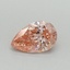 0.40 Ct. Fancy Vivid Pink Pear Lab Grown Diamond