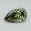 1.03 Ct. Fancy Vivid Green Pear Lab Grown Diamond