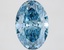 2.10 Ct. Fancy Vivid Blue Oval Lab Grown Diamond