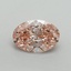 2.06 Ct. Fancy Vivid Pink Oval Lab Grown Diamond