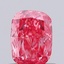 0.50 Ct. Fancy Vivid Pink Cushion Lab Grown Diamond