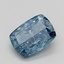 1.64 Ct. Fancy Vivid  Blue Cushion Lab Grown Diamond