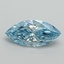 1.01 Ct. Fancy Vivid Blue Marquise Lab Grown Diamond