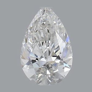Pear diamond — real photo
