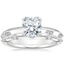 18K White Gold Marlowe Diamond Ring with Aimee Diamond Ring