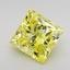 1.50 Ct. Fancy Intense  Yellow Princess Lab Grown Diamond