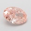 1.10 Ct. Fancy Vivid Pink Oval Lab Grown Diamond