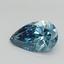 2.12 Ct. Fancy Vivid Blue Pear Lab Grown Diamond
