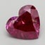 1.15 Ct. Fancy Vivid Purplish Pink Heart Lab Grown Diamond