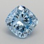 0.49 Ct. Fancy Intense Blue Cushion Lab Grown Diamond