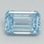 4.02 Ct. Fancy Intense Blue Emerald Lab Grown Diamond