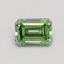 0.56 Ct. Fancy Vivid Green Emerald Lab Grown Diamond