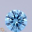 1.50 Ct. Fancy Vivid Blue Round Lab Grown Diamond