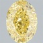 2.03 Ct. Fancy Vivid Yellow Oval Lab Grown Diamond