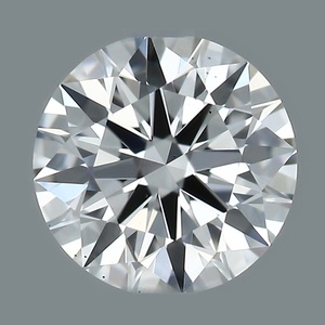Round diamond — real photo