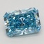 1.59 Ct. Fancy Vivid Blue Radiant Lab Grown Diamond