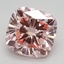 2.56 Ct. Fancy Intense Pink Cushion Lab Grown Diamond