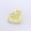 1.1 Ct. Fancy Yellow Heart Lab Grown Diamond