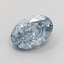1.01 Ct. Fancy Light  Blue Oval Lab Grown Diamond