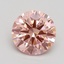 2.00 Ct. Fancy Intense Pink Round Lab Grown Diamond