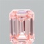 2.00 Ct. Fancy Intense Pink Emerald Lab Grown Diamond