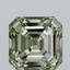 4.73 Ct. Fancy Vivid Green Asscher Lab Grown Diamond